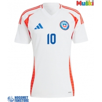 Čile Alexis Sanchez #10 Gostujuci Dres Copa America 2024 Kratak Rukav